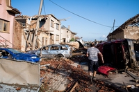 Un potente tornado si è abbattuto sulla Repubblica Ceca