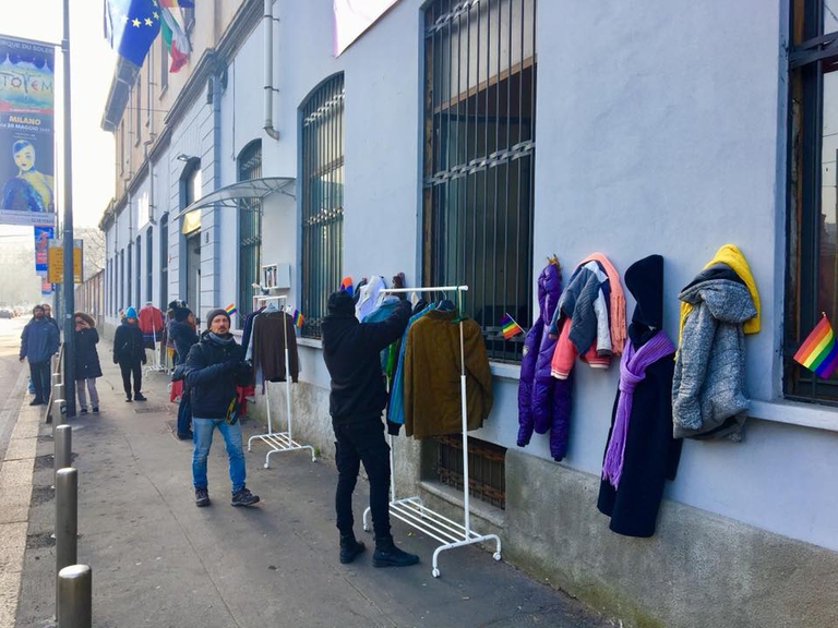 muro della gentilezza, milano