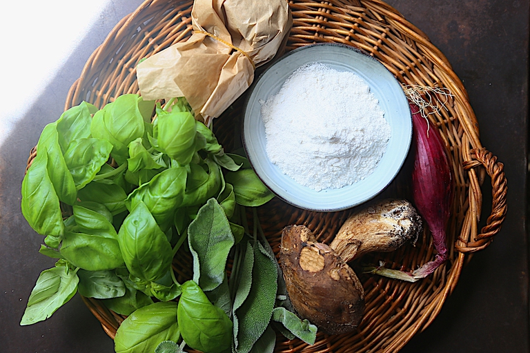 tempura di erbe aromatiche