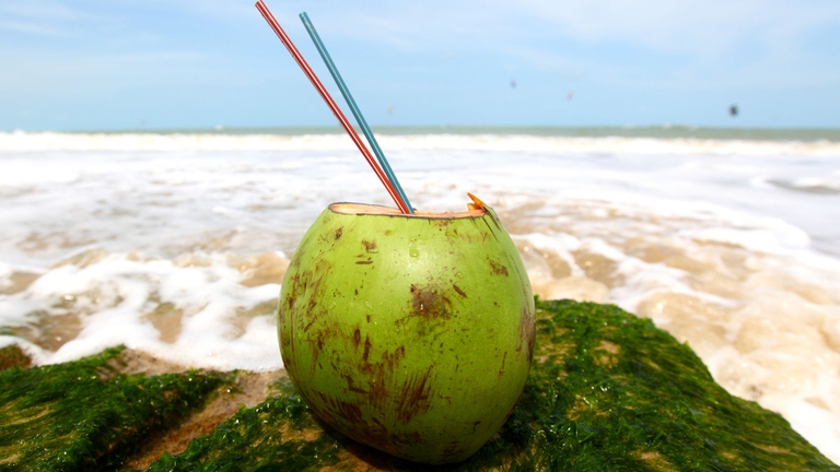 L'acqua di cocco è un ottimo idratante - Ingimage