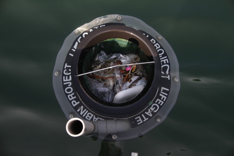 lifegate plasticless seabin whirlpool fano