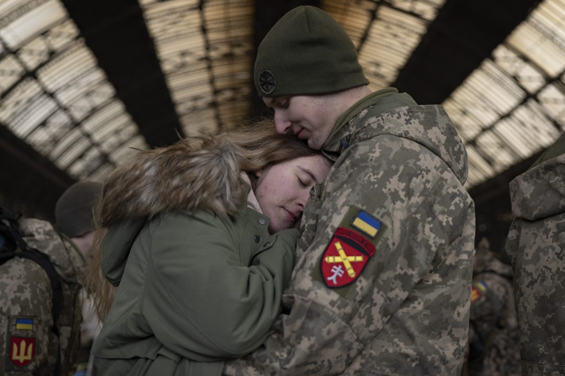 As Ukrainians Flee West, Many Soldiers Head East To The Frontline