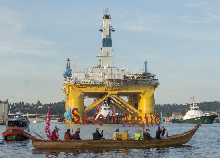 Proteste in favore del'Artico