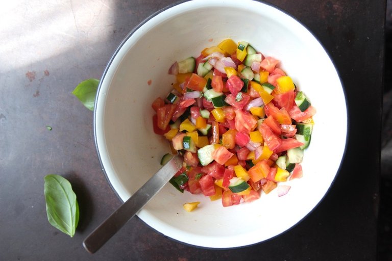 Gazpacho in gelatina
