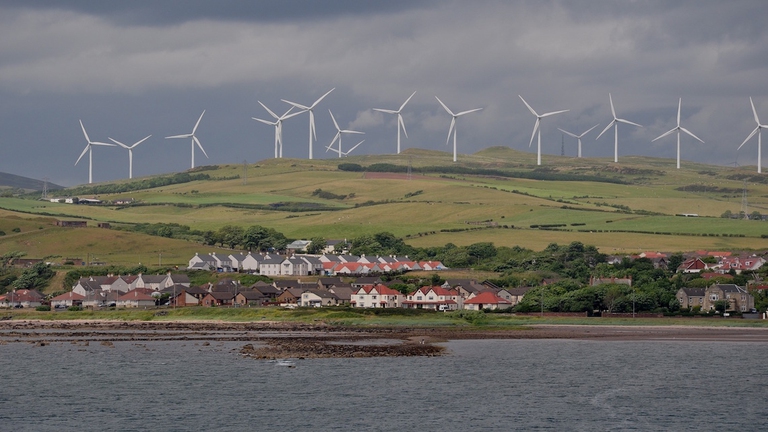 energia eolica Scozia
