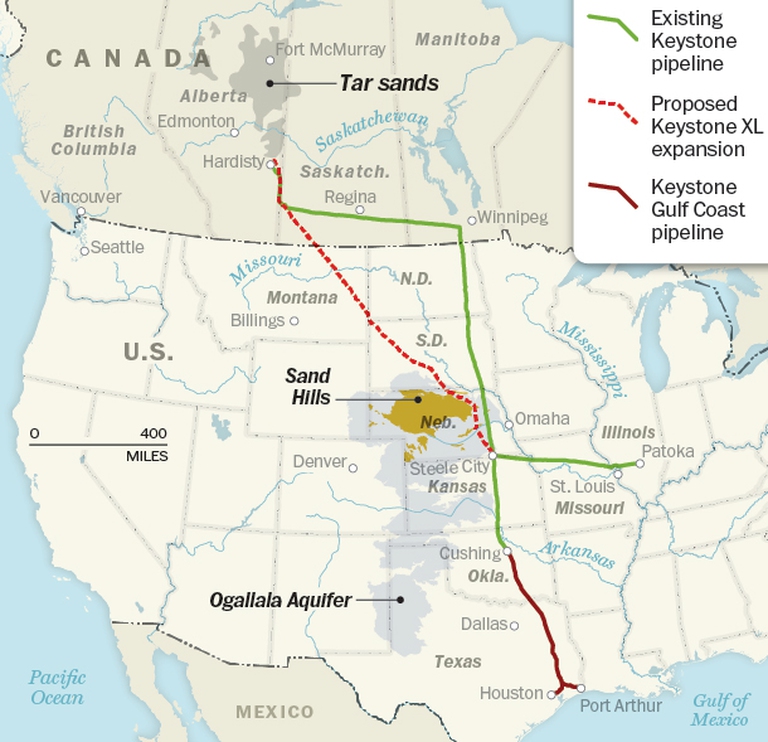 keystone-xl-map