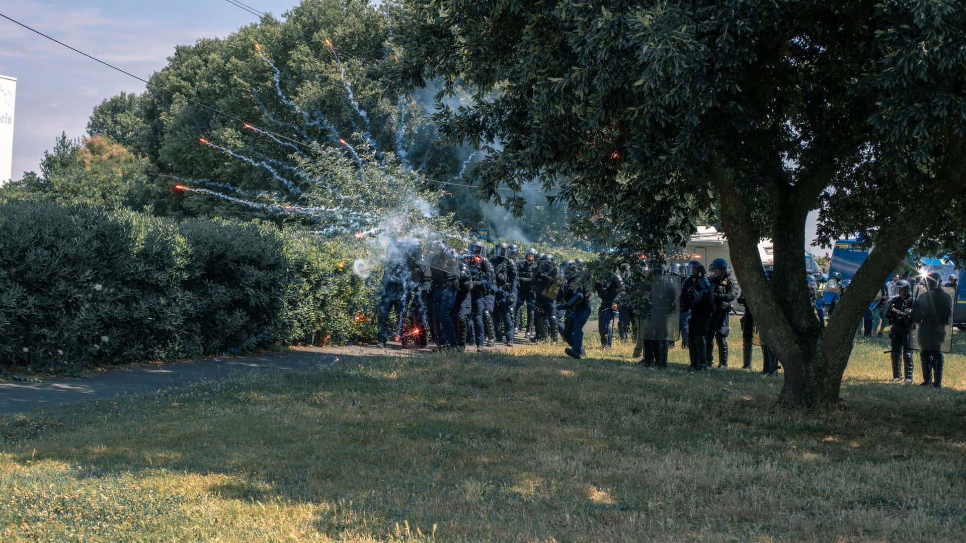 scontri manifestazioni