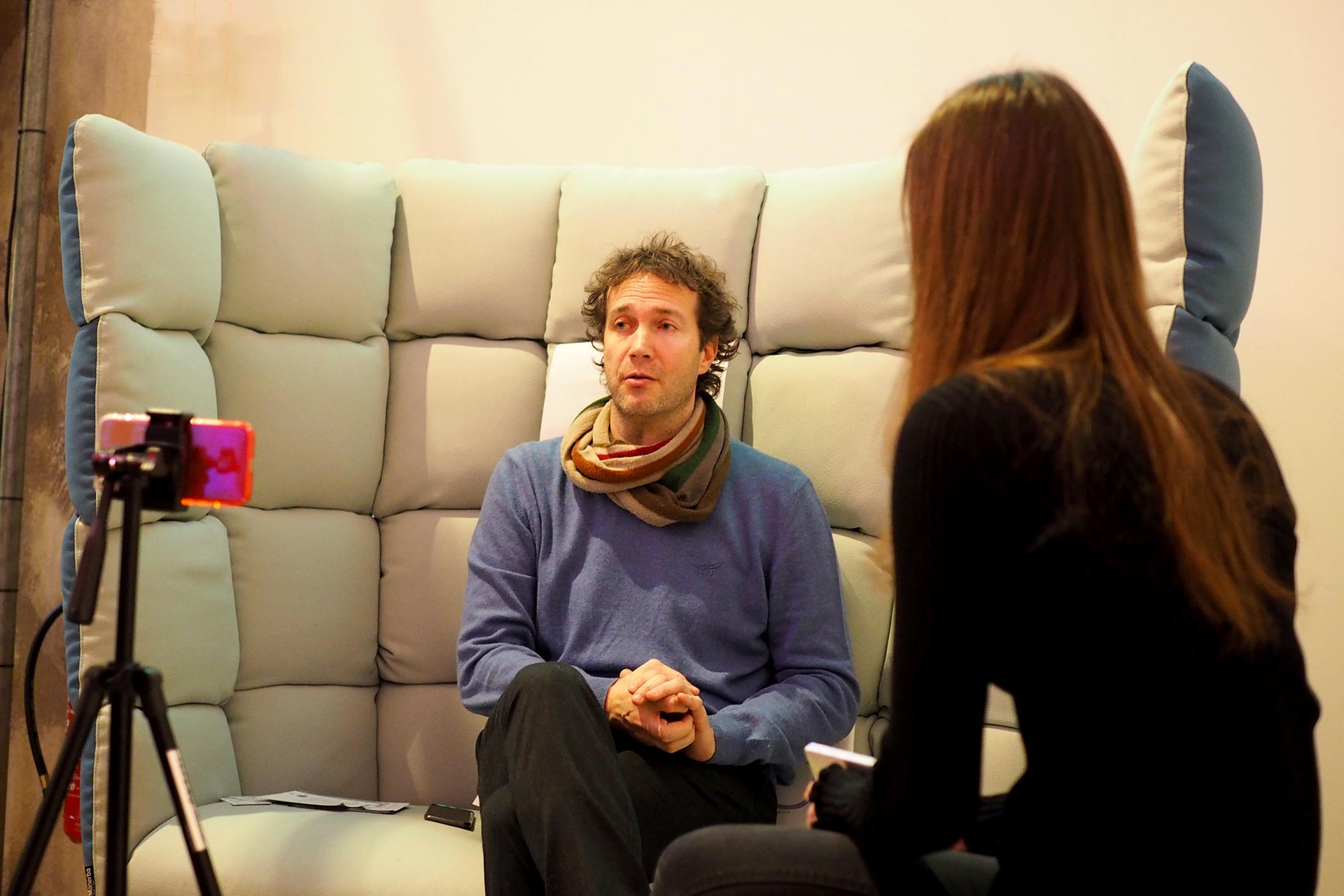 Daniele Lago intervistato da Aleksandra Tobiasz di Milan Design Dose © Nuphap Aunyanuphap / IdLab
