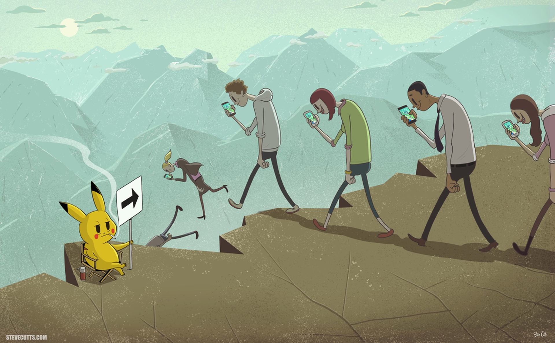 Connessi e alienati nel nuovo video di Steve Cutts