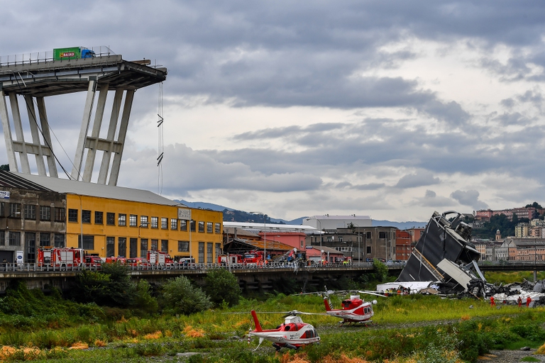 ponte morandi genova soccorsi