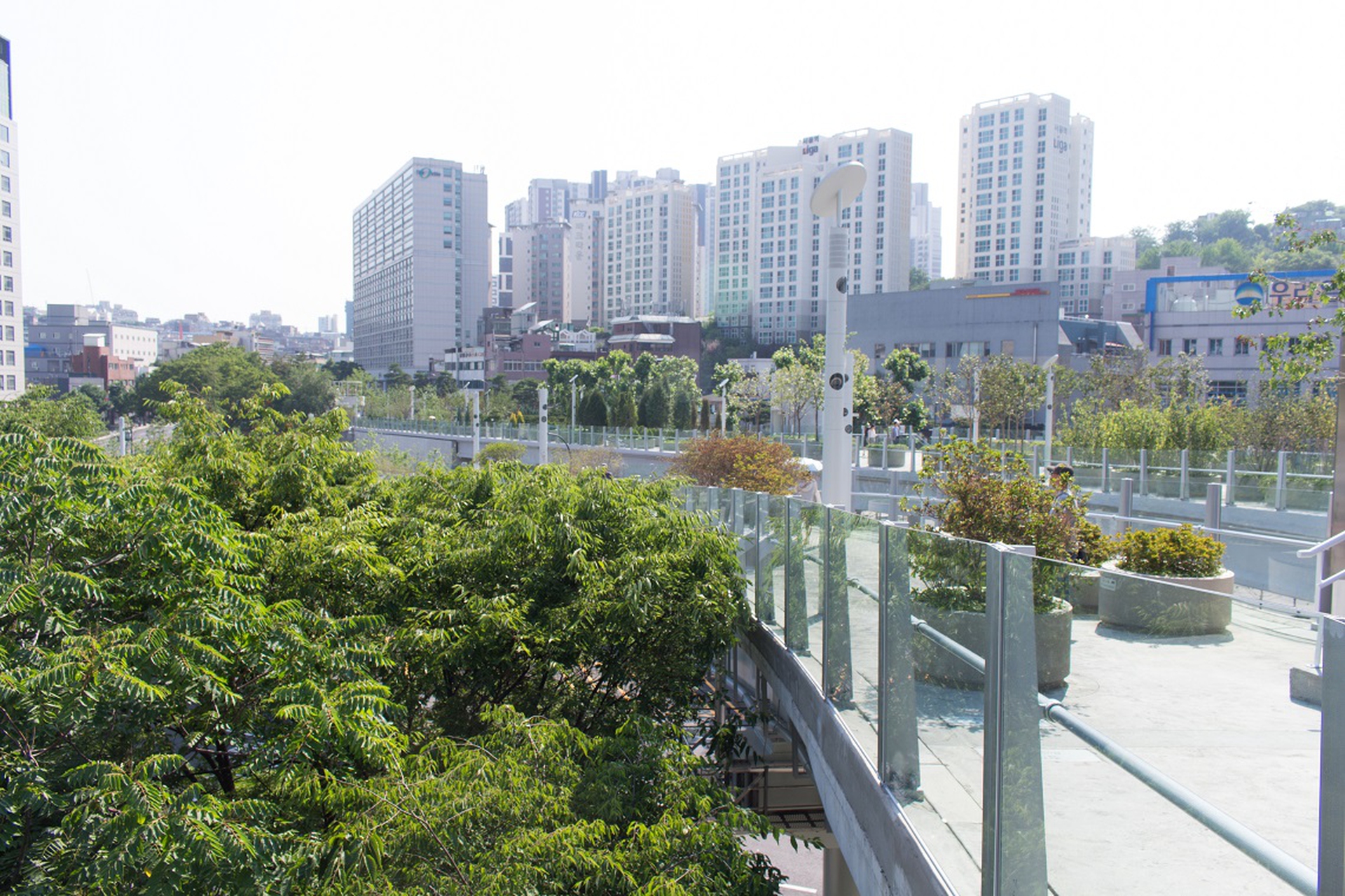 The newly opened walkway of Seoul