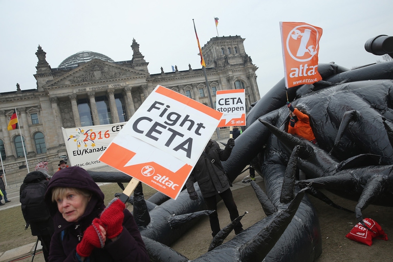 Ceta proteste