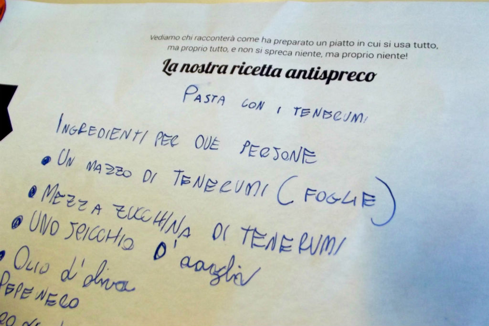 Momenti da non sprecare. La lotta allo spreco alimentare si impara già a scuola