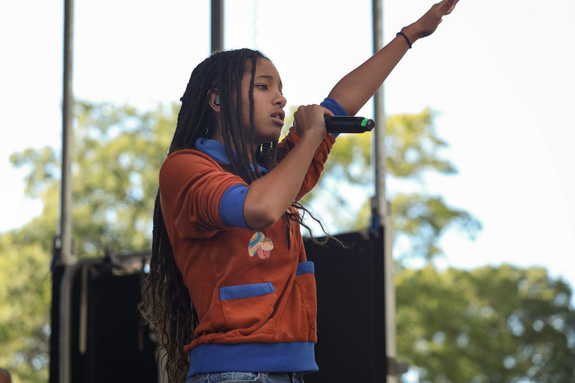 Willow Smith allo sciopero di New York