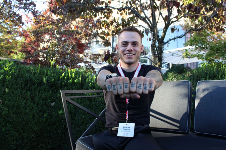 andrea pusateri tatuaggio die hard toyota team