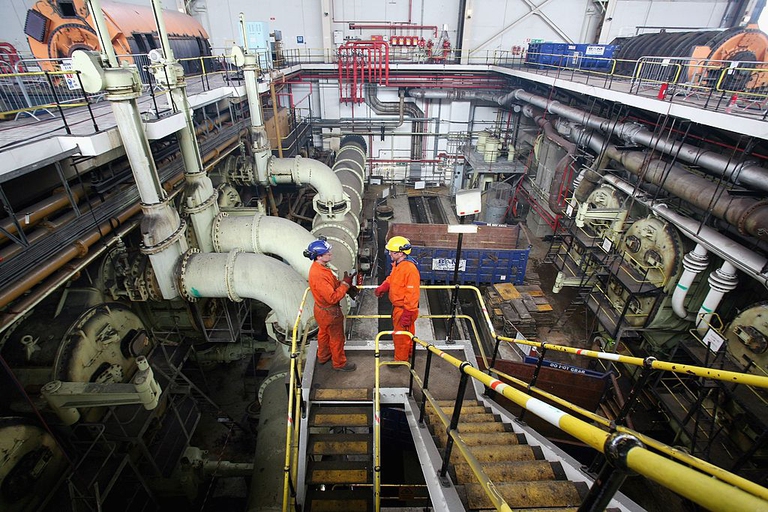 Lavoratori di una centrale britannica (Foto di Matt Cardy/Getty Images)