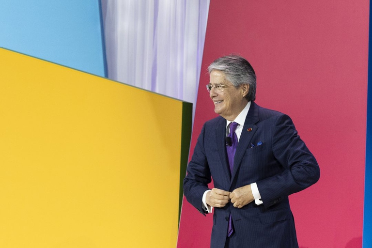 Il presidente dell'Ecuador, Guillermo Lasso