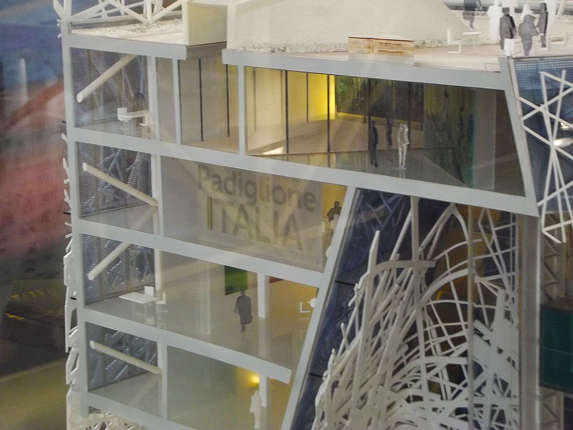 Modello del Padiglione Italia Expo Milano 2015