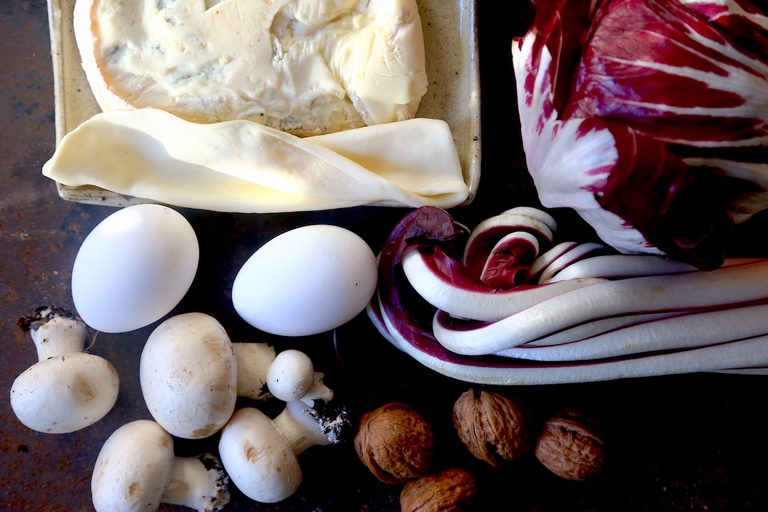 torta salata con radicchio