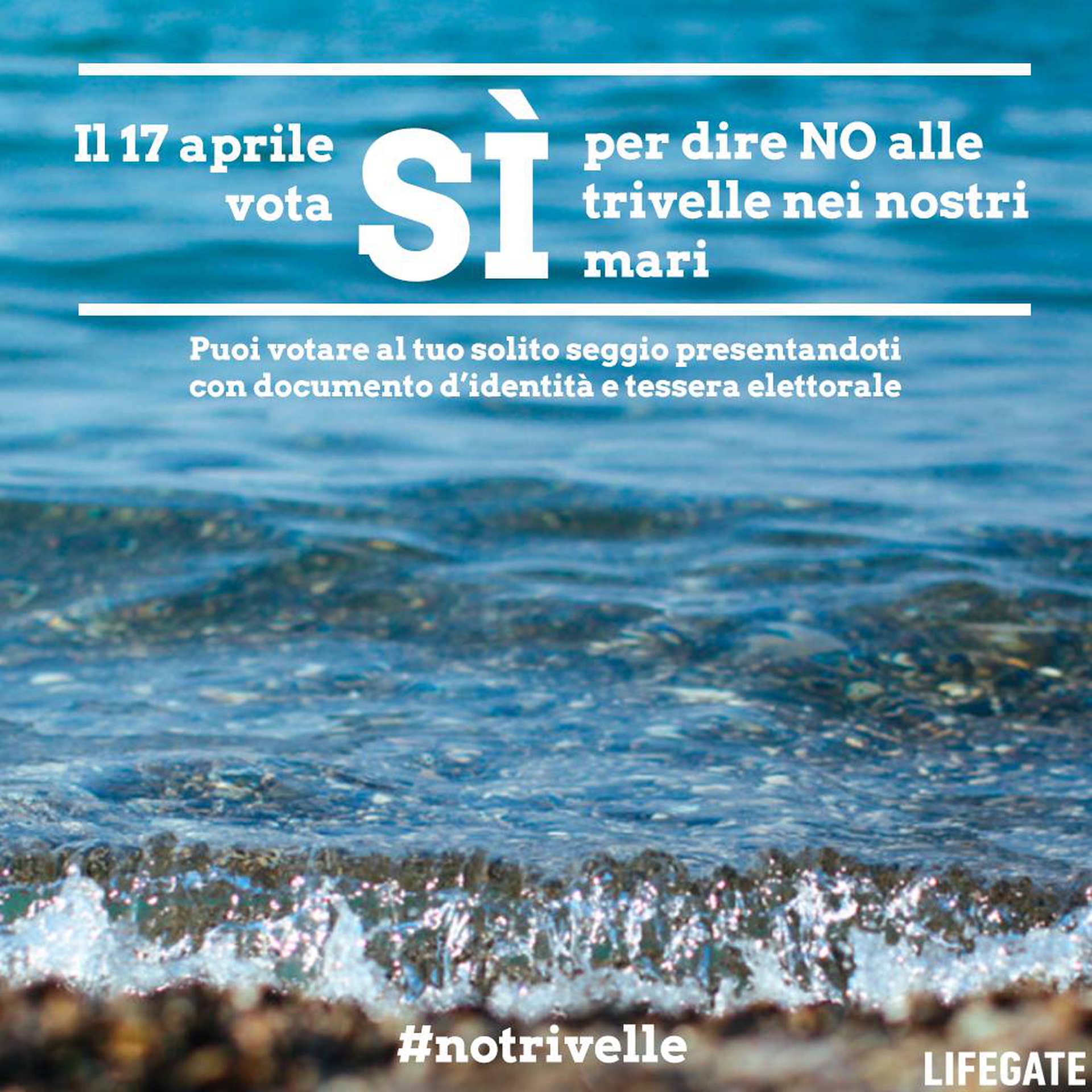 Vota sì per dire #NoTrivelle