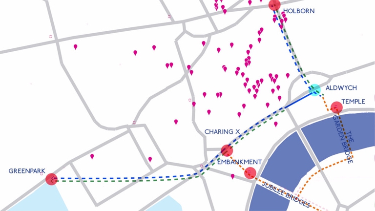 tunnel london underline