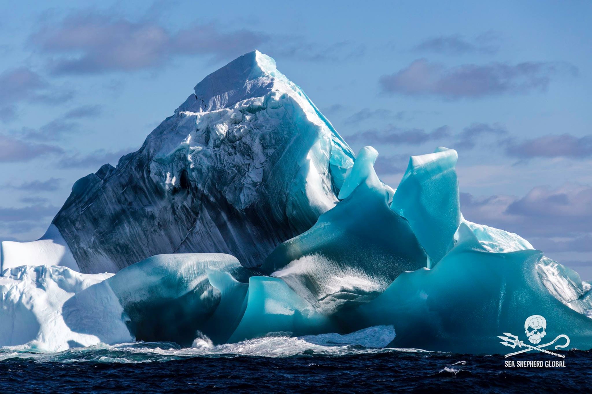 Crystal iceberg in the Southern Ocean Photo- Simon Ager Sea Shepherd Global