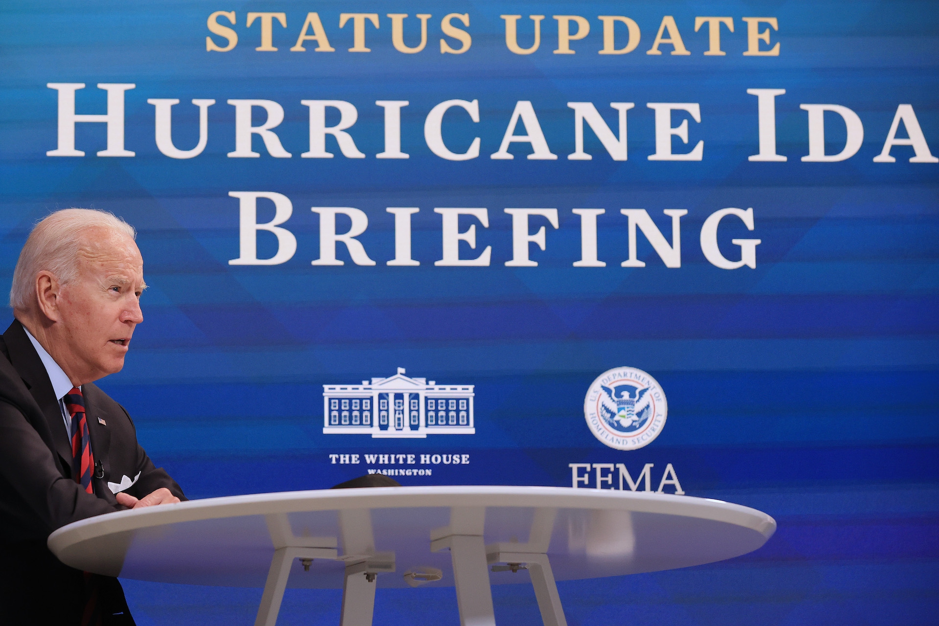 President Biden Meets Virtually With Governors Affected By Hurricane