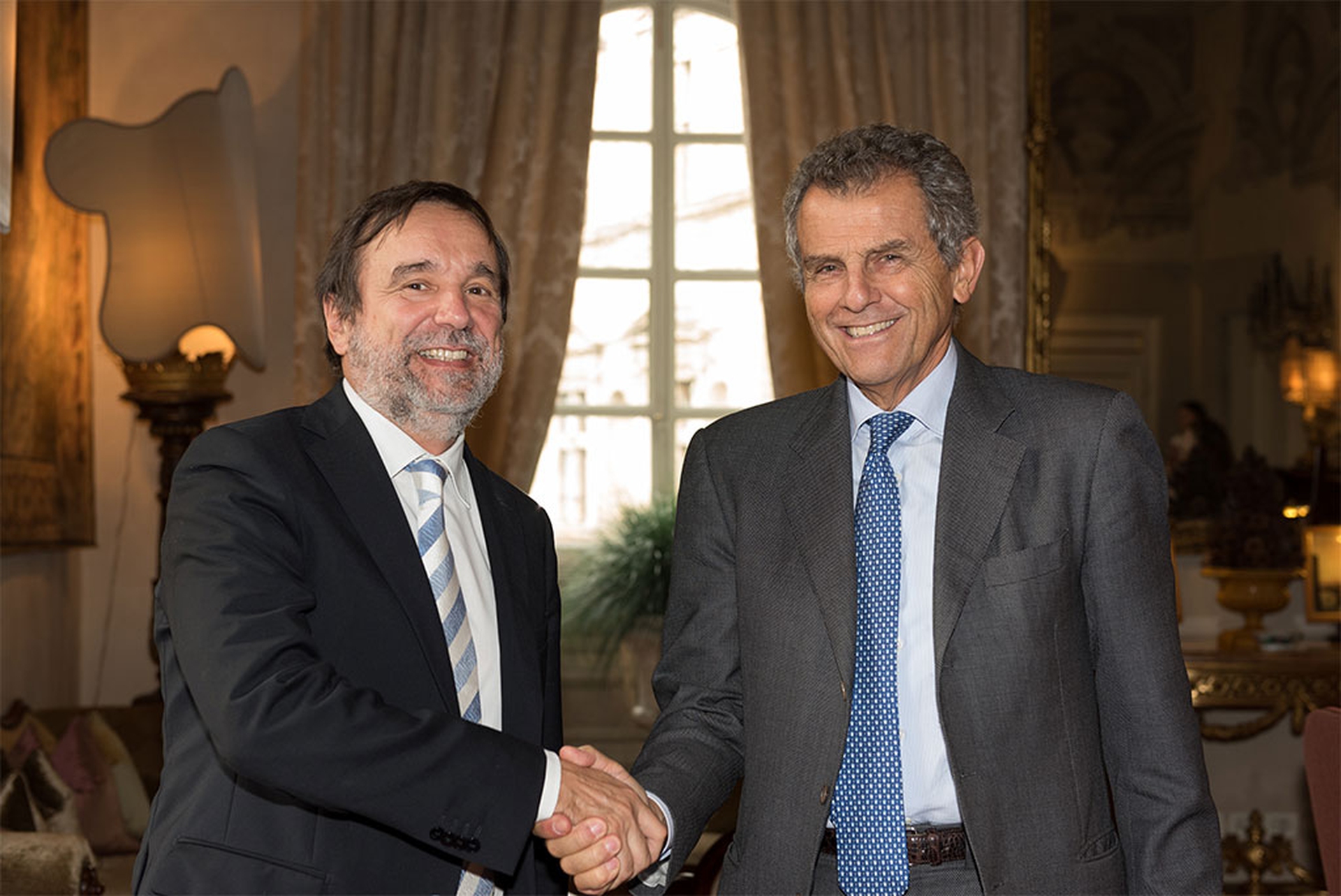 Ferruccio Ferragamo e Luigi Dei