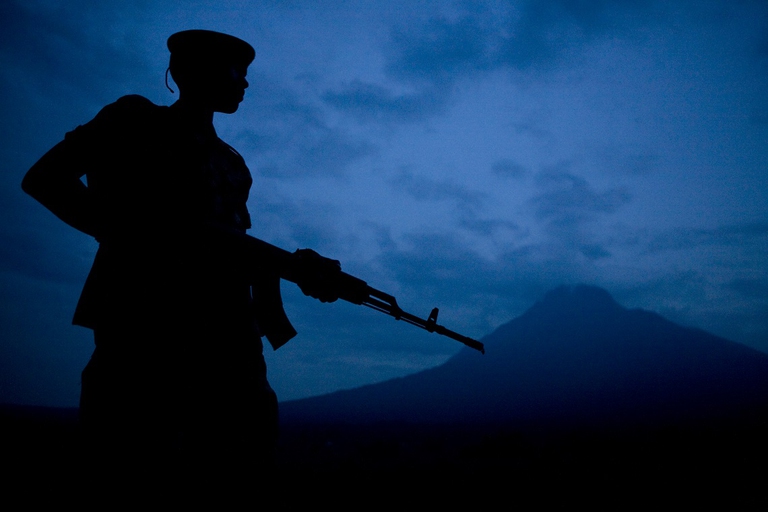 Ranger a guardia del parco di Virunga in Congo