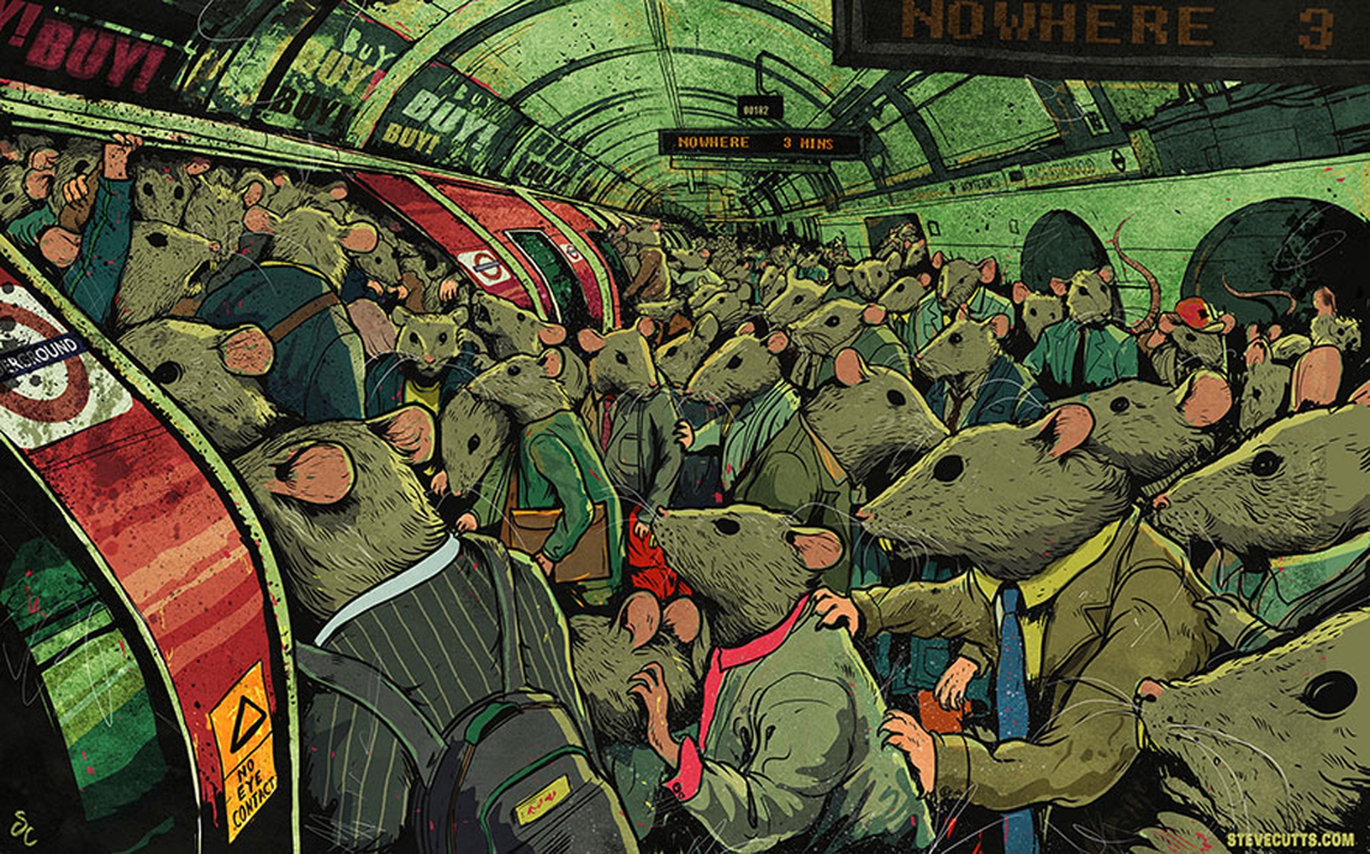 Connessi e alienati nel nuovo video di Steve Cutts