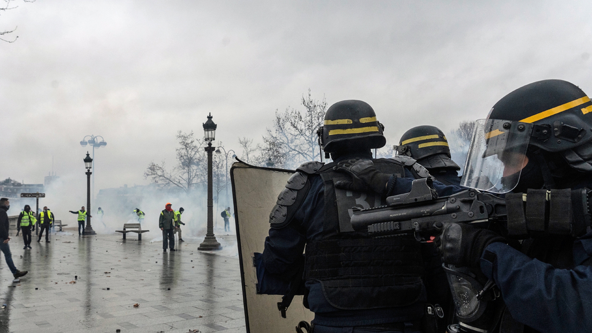 Gilet gialli a Parigi