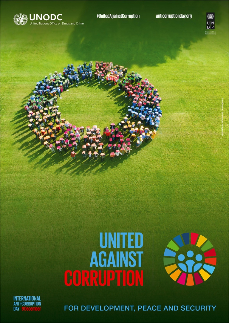 giornata mondiale contro corruzione poster