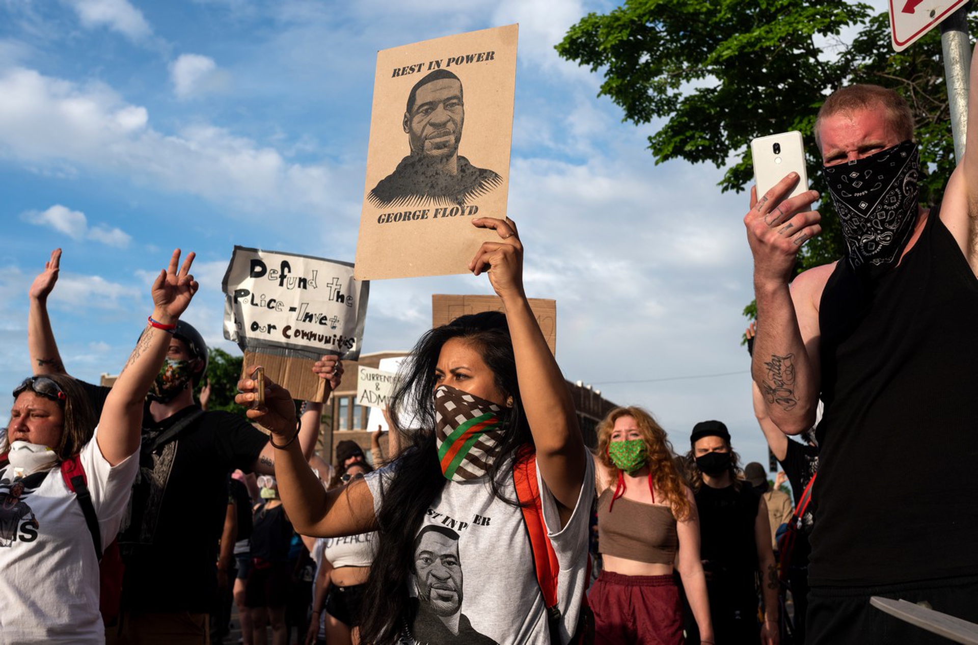 Protests for George Floyd, killed by police in Minneapolis