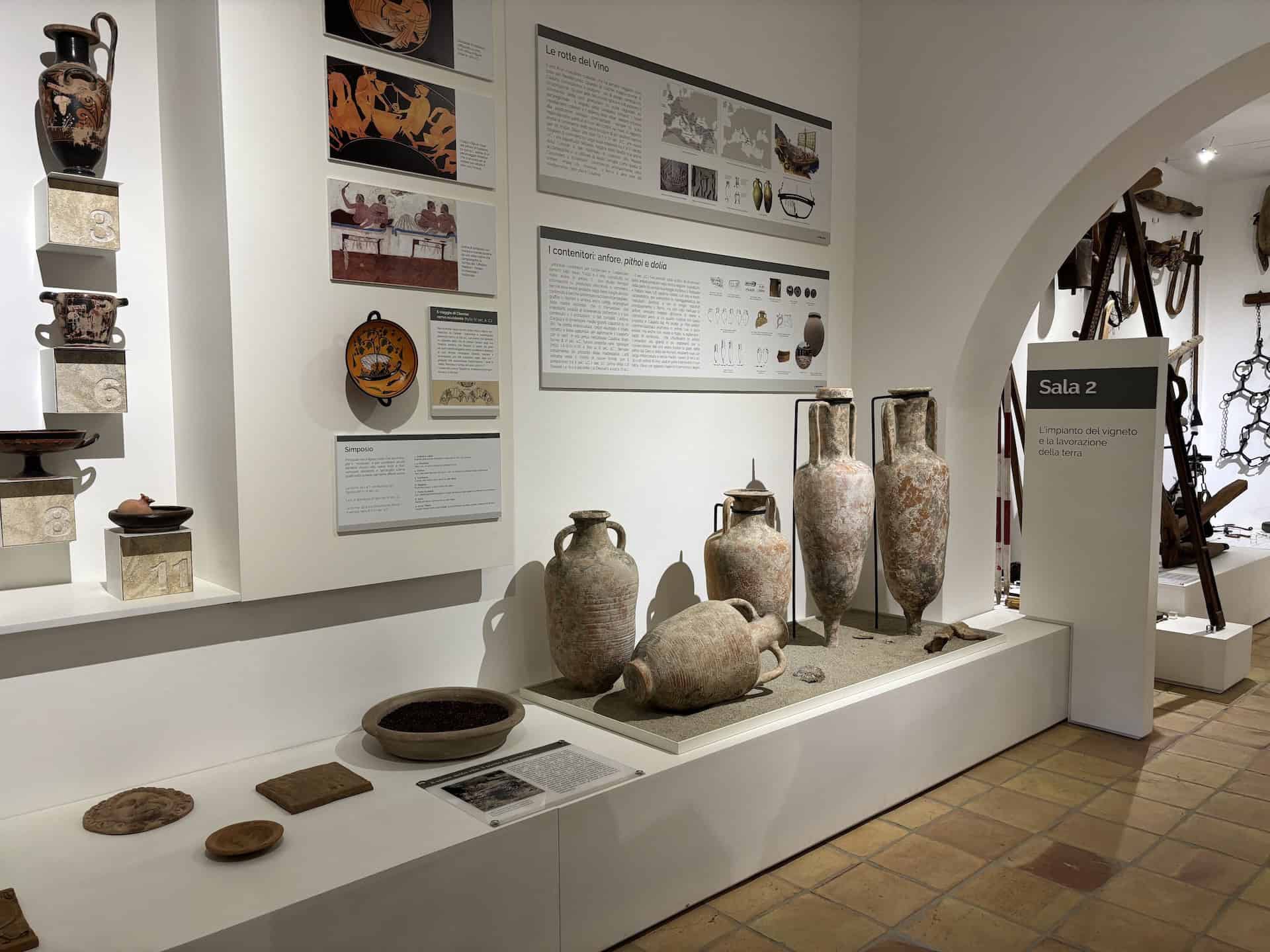 Museo Vites, sala 1, dettaglio