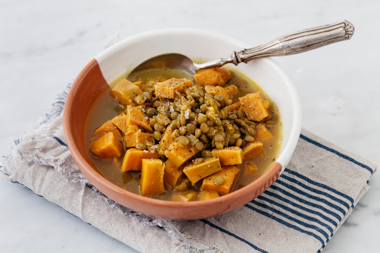 zuppa di patate dolci