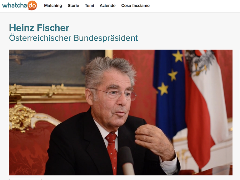 Presidente Repubblica Austria Heinz Fischer su watchado