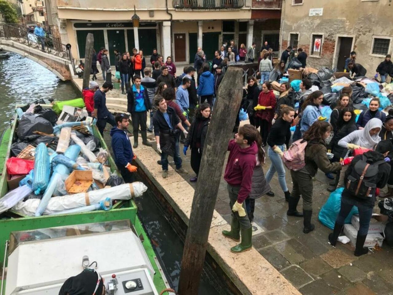 Acqua alta a Venezia