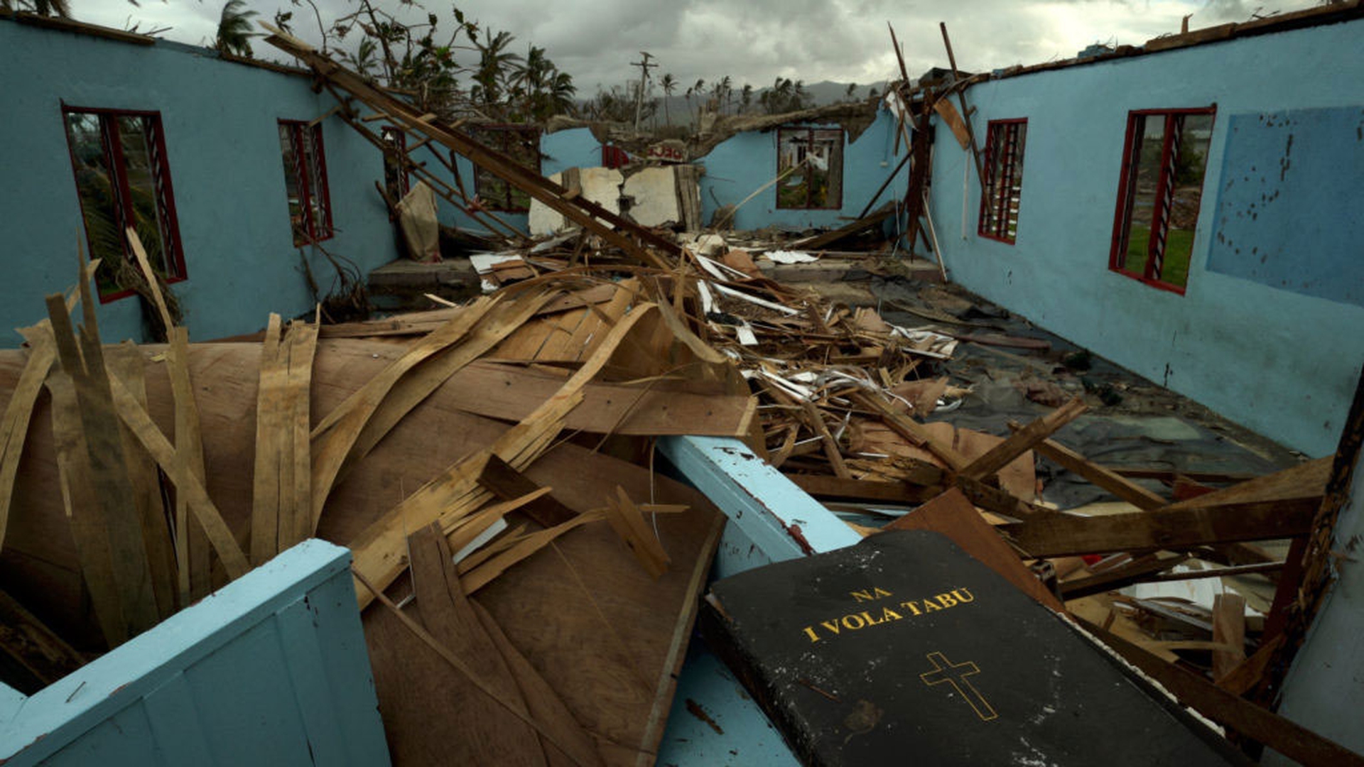 Anote's Ark, Kiribati dopo una tempesta