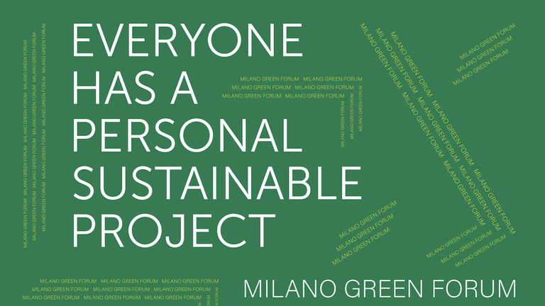 Locandina Milano green forum.