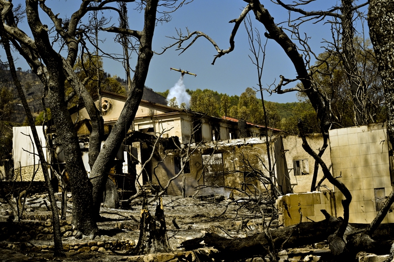 Gli incendi in Grecia