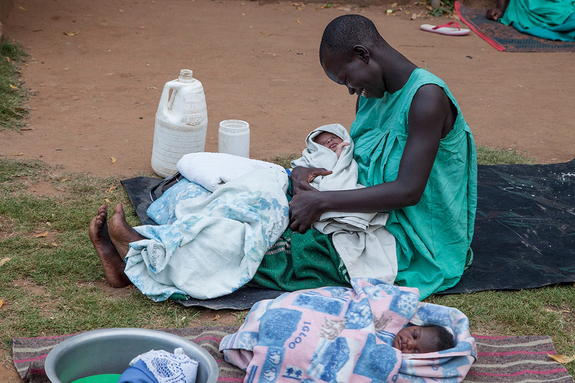 Una neomamma di Kalongo