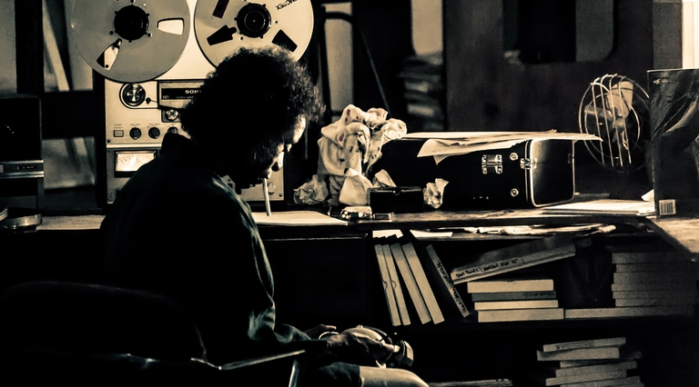 don cheadle miles davis in recording studio