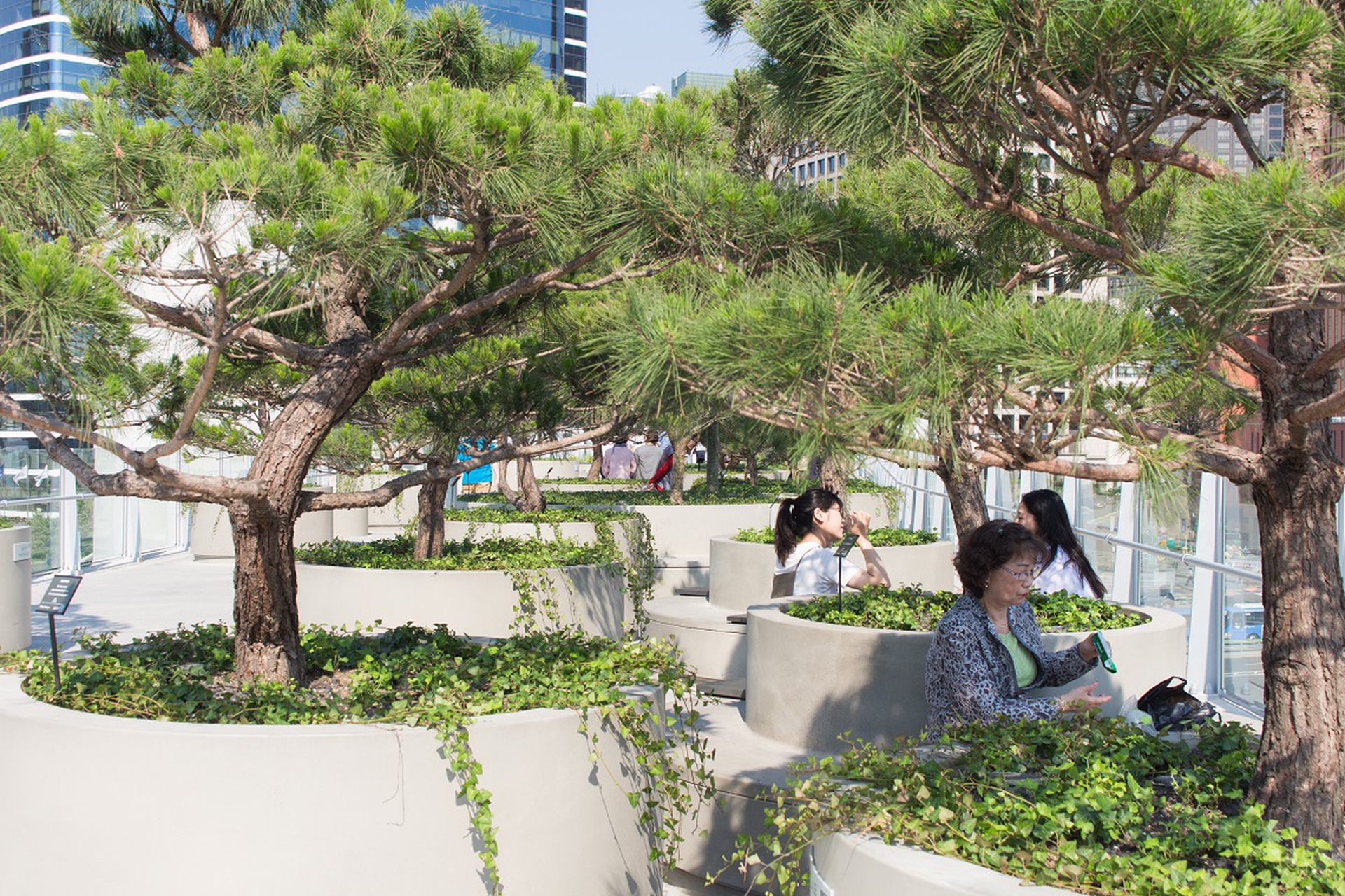 The newly opened walkway of Seoul