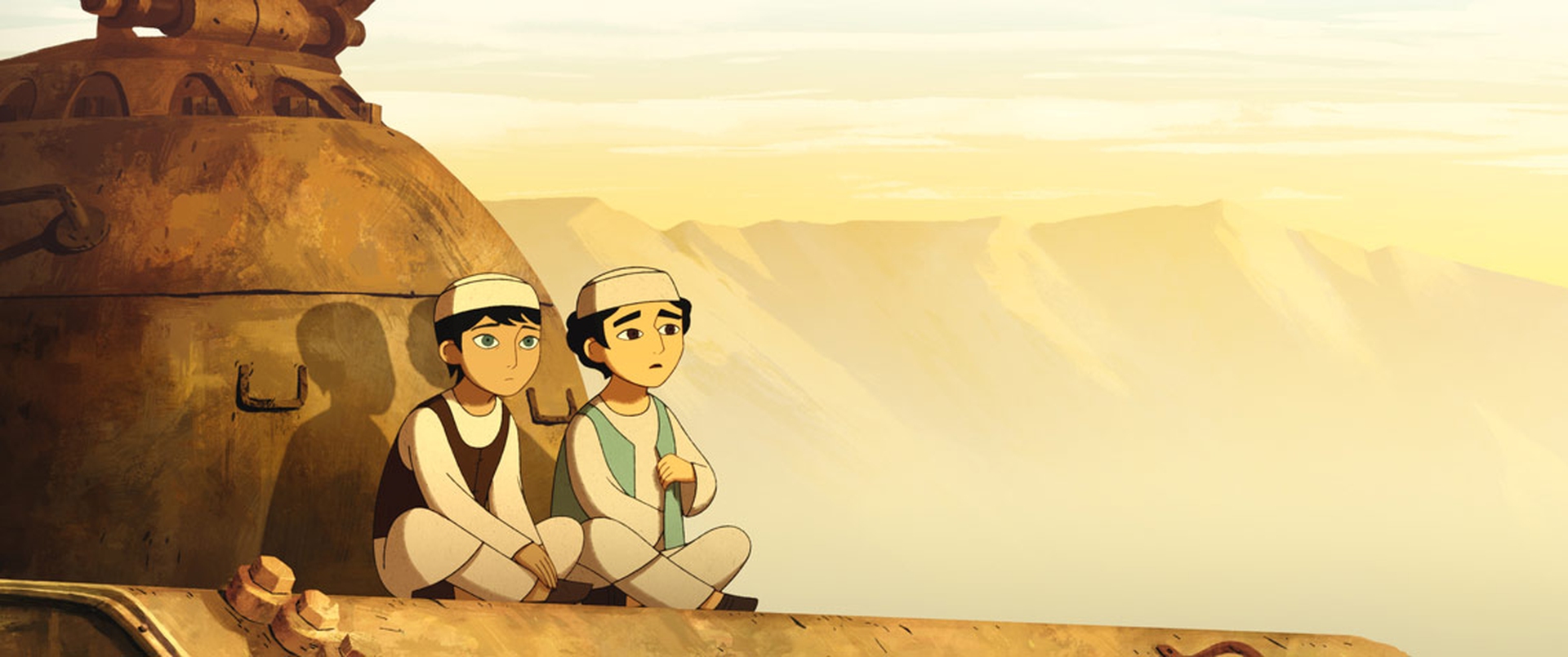 Parvana con un amico