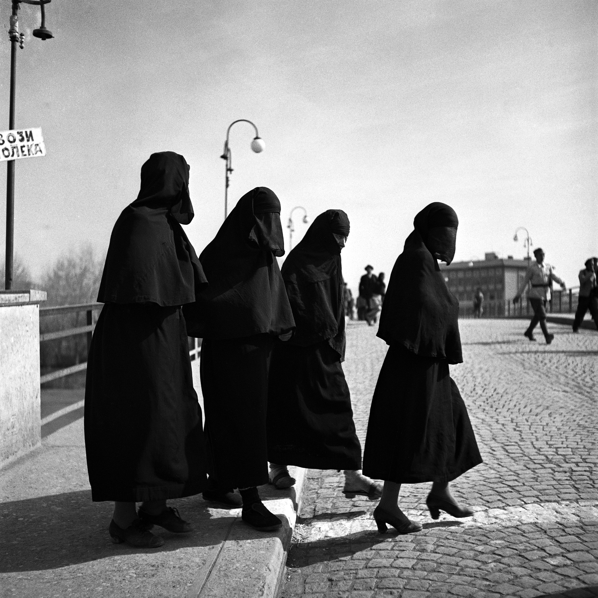 Donne turche in una città macedone