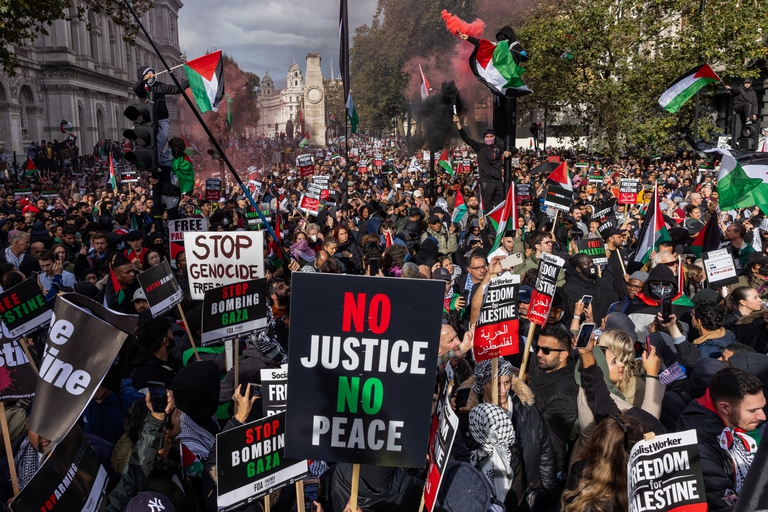Proteste pro-Palestina Londra