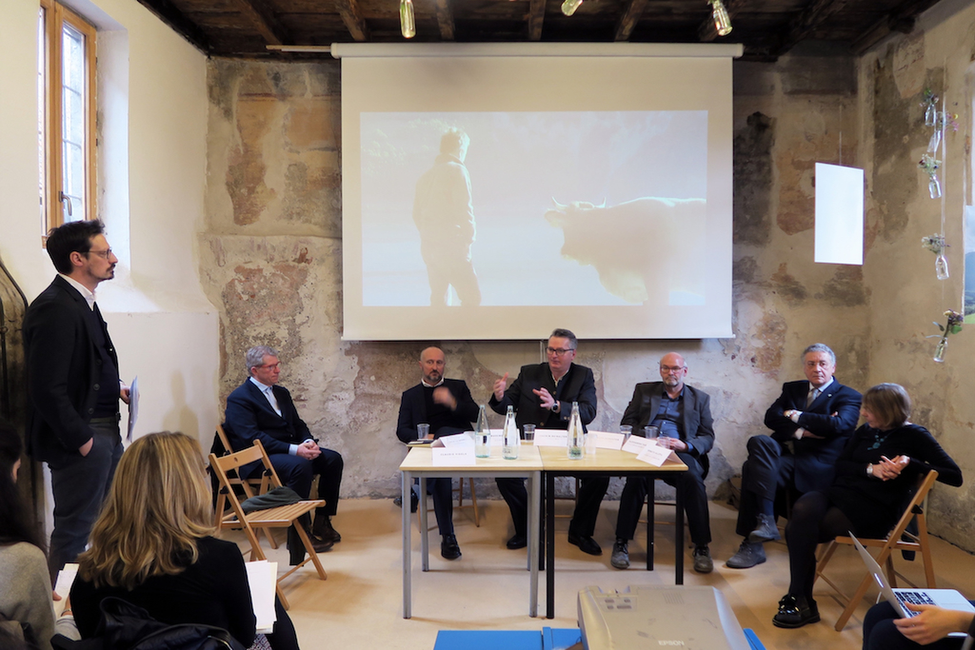 Alla presentazione dello yogurt biologico di Alce Nero