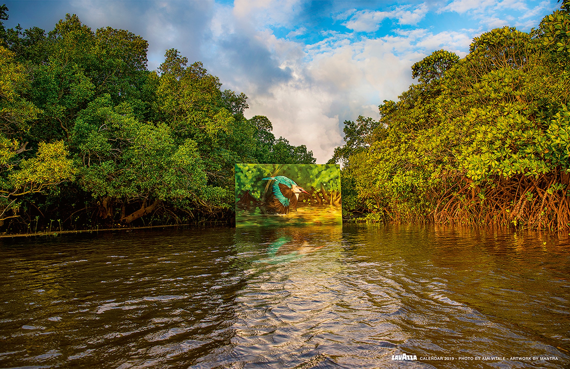 Marzo, calendario Lavazza 2019 - Mvuvi wa mikoko, di Mantra, a Gazi Bay, Kenya