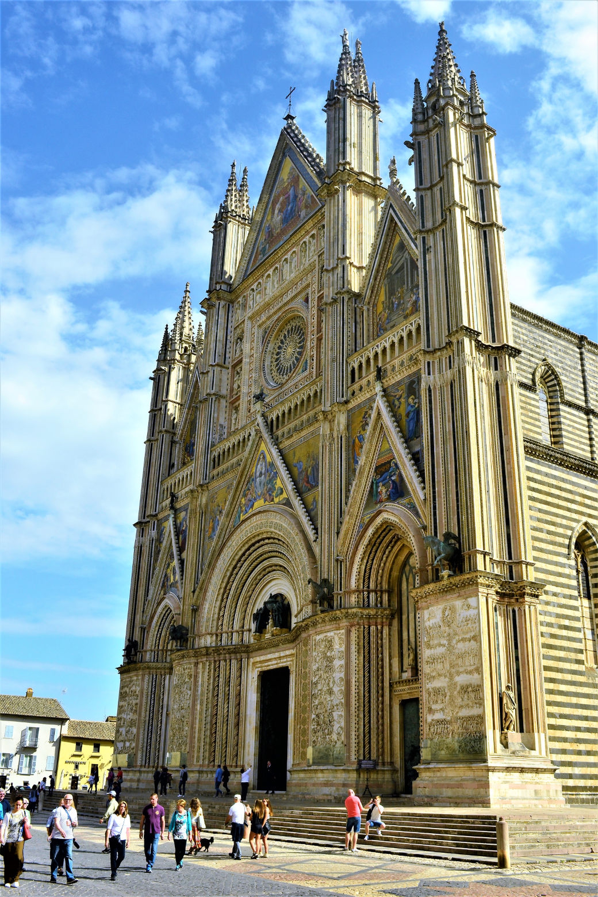 Orvieto, il Duomo in stile gotico