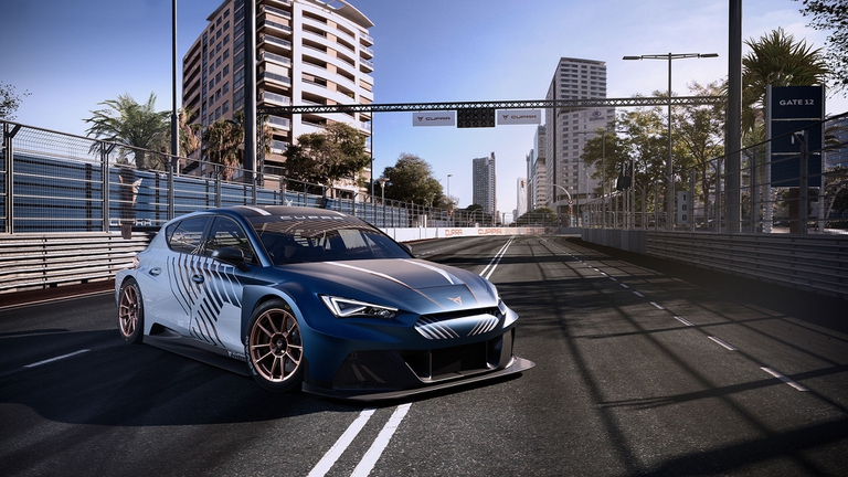 auto elettrica da corsa Cupra e-racer